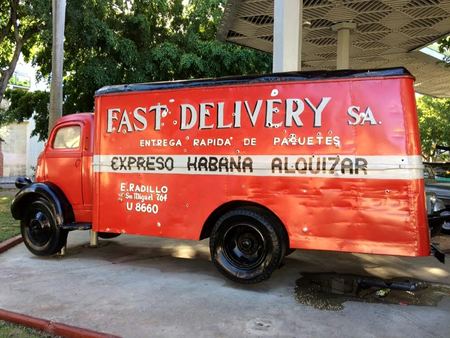 Fast Delivery, Vintage Truck — photograph by Randy Polito