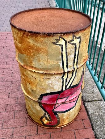 The Painted Barrel — photograph by Randy Polito
