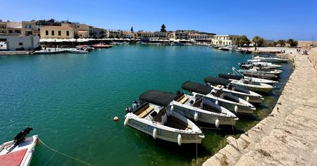 The Harbor, Rethymno — photograph by Randy Polito