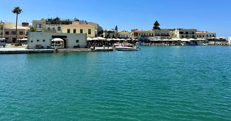 The Harbor, Teal Water — photograph by Randall Polito
