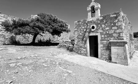 Twin Chapels, Stone Path — photograph by Randy Polito