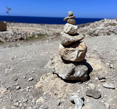 The Stone Cairn — photograph by Randy Polito