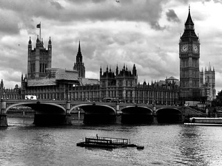 Westminster, Monochrome — photograph by Randall Polito