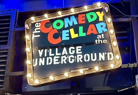The Comedy Cellar, Marquee — photograph by Randy Polito