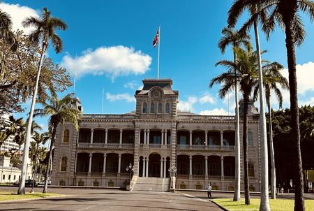 Iolani Palace, Honolulu — photograph by Randall Polito