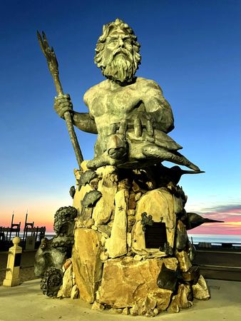 King Neptune, Golden Hour — photograph by Randy Polito