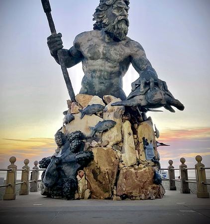 King Neptune, Dusk — photograph by Randall Polito