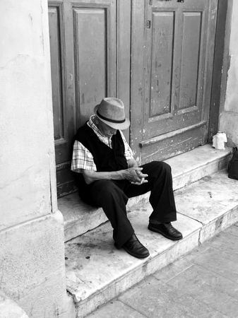 The Old Man, Fedora — photograph by Randy Polito