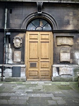The Wooden Door, Arched Entrance — photograph by Randall Polito