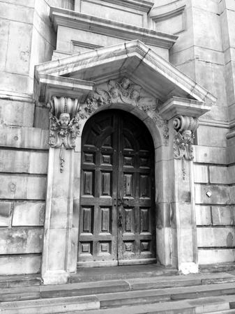 The Church Door, Monochrome — photograph by Randy Polito