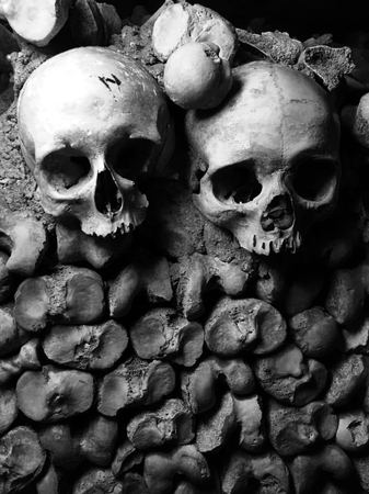 Skulls, Catacomb Study II — photograph by Randall Polito