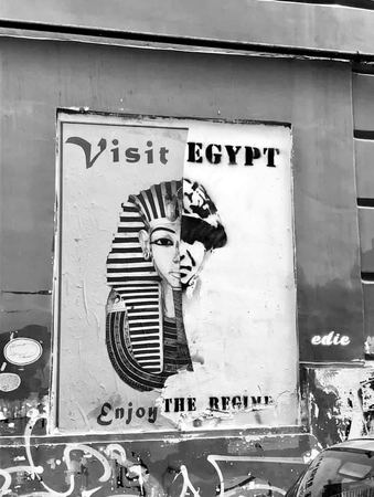 Visit Egypt, Satirical Poster — photograph by Randy Polito