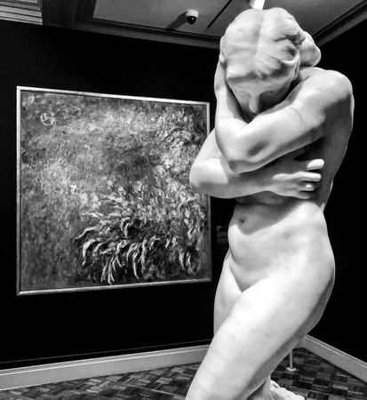 The Embrace, Monochrome — photograph by Randy Polito