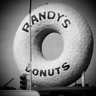 Randy's Donuts, Giant Sign — photograph by Randall Polito