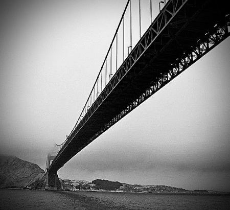 The Golden Gate, Fog — photograph by Randall Polito