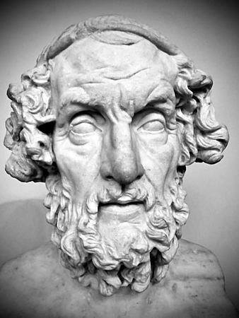 Bearded Philosopher, Bust — photograph by Randy Polito