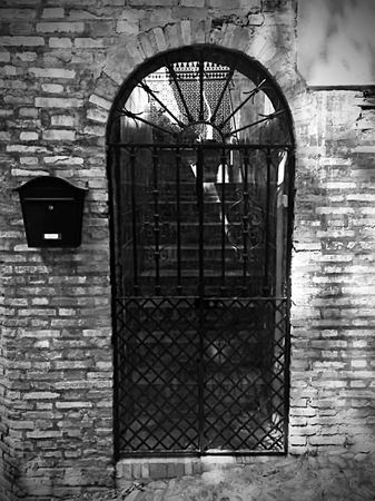The Iron Window, Monochrome — photograph by Randy Polito
