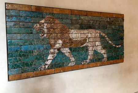 Striding Lion, Second Study — photograph by Randall Polito