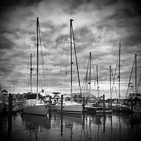 The Marina, Monochrome — photograph by Randall Polito