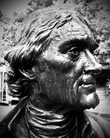 Statesman, Bronze Bust — photograph by Randy Polito