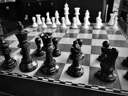 The Chess Set — photograph by Randy Polito