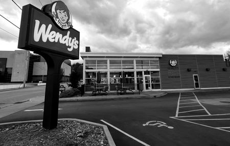 Wendy's, Roadside — photograph by Randy Polito