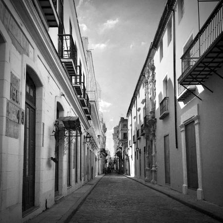 The Narrow Street, Monochrome — photograph by Randall Polito