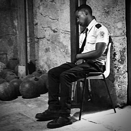 Resting Guard, Second Study — photograph by Randall Polito