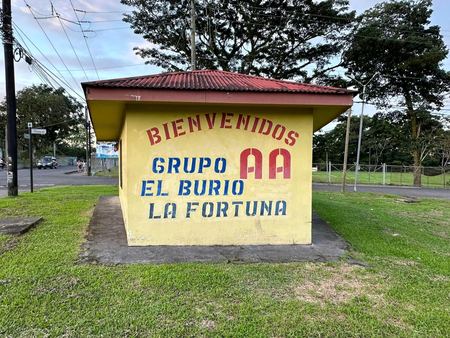 Bienvenidos, AA Group Sign — photograph by Randy Polito