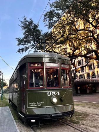 Streetcar 954, New Orleans — photograph by Randall Polito