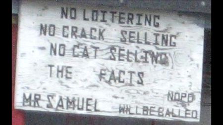 House Rules, Handwritten Sign — photograph by Randy Polito