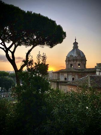 Dome at Sunset — photograph by Randall Polito
