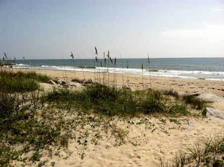 Dune Grass, Ocean Beyond — photograph by Randall Polito
