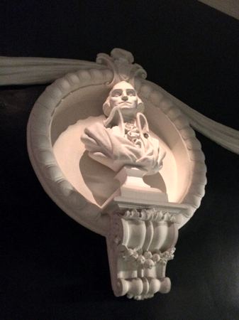 Carved Cherub, Ornate Plaque — photograph by Randy Polito
