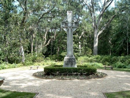 The Stone Cross, Memorial Garden — photograph by Randall Polito