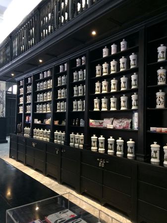 The Apothecary, Bottled Shelves — photograph by Randall Polito