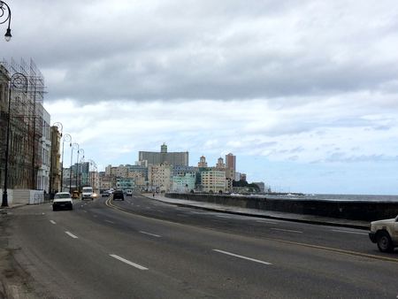 The Malecon, Road View — photograph by Randy Polito