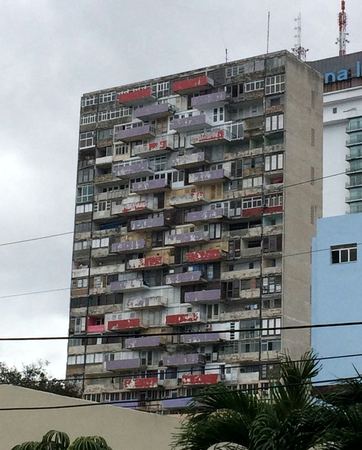 Apartment Building, Havana — photograph by Randy Polito