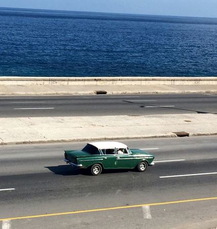 Classic Car, The Malecon — photograph by Randall Polito