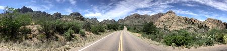 Desert Road, Second Panorama — photograph by Randall Polito