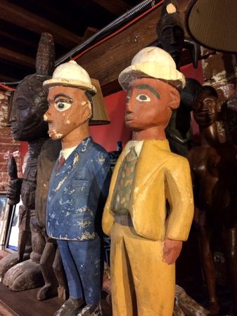 Carved Figures, Folk Art — photograph by Randy Polito