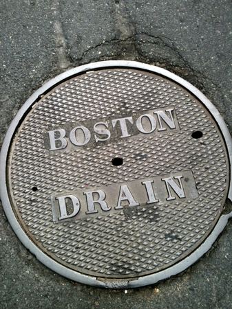 Boston Drain, Manhole Cover — photograph by Randy Polito