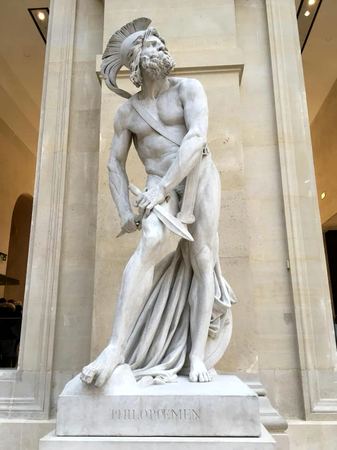 Warrior Figure, Classical Statue — photograph by Randall Polito